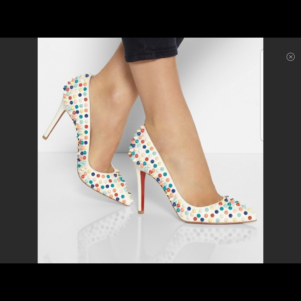 Christian Louboutin Confetti Pigelle 37.5 100mm